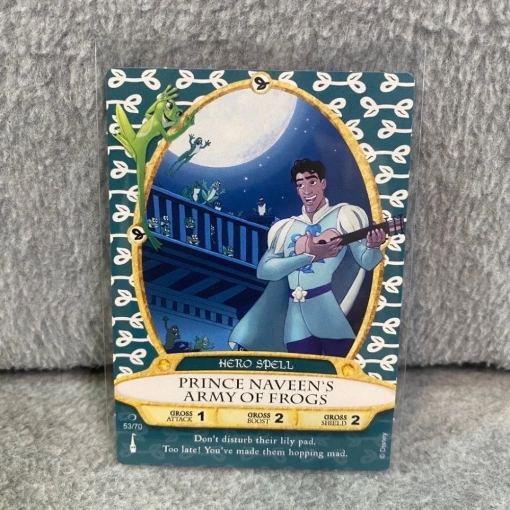 Disney Sorcerers Magic Kingdom Card Prince Naveen Army Frogs 53/70 EUC